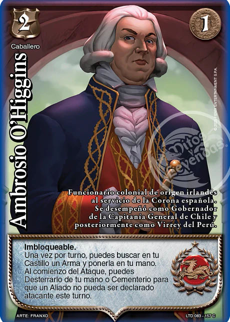 Ambrosio O'higgins (LTD - Cortesana Foil)