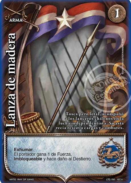 Lanza de madera (LTD - Vasalla Foil)