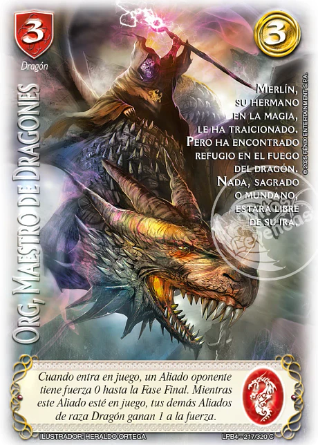Org, Maestro de Dragones (LPB 4.0 - Cortesana)