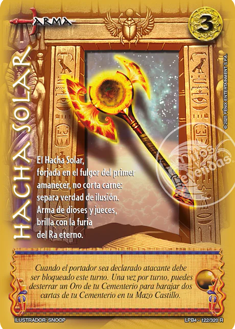 Hacha Solar (LPB 4.0 - Real)