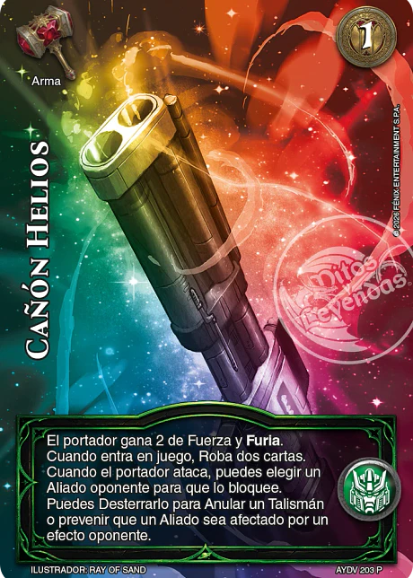 Cañón Helios (Kit Profecías)