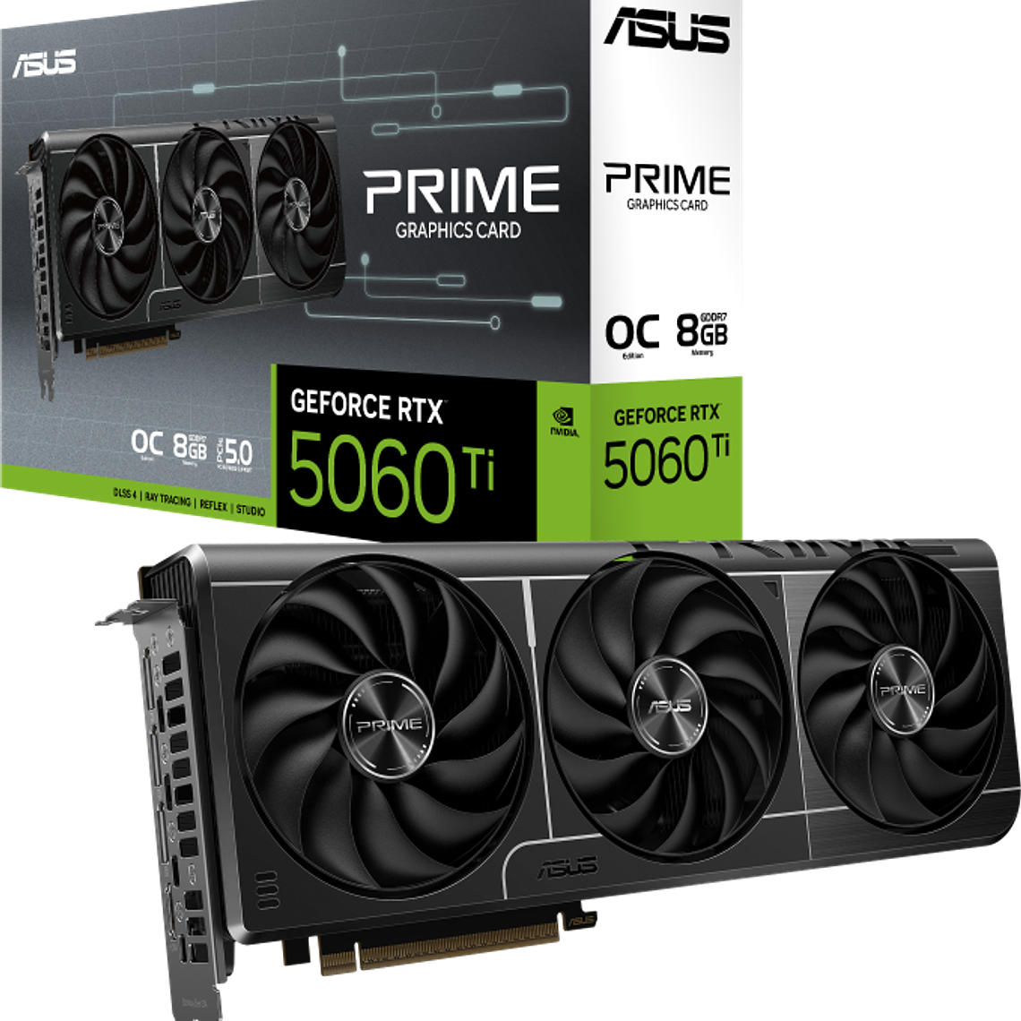 ASUS T/Video PRIME RTX-5060TI OVERCLOCK/NVIDIA/8gb/GDDR7/1 H 1