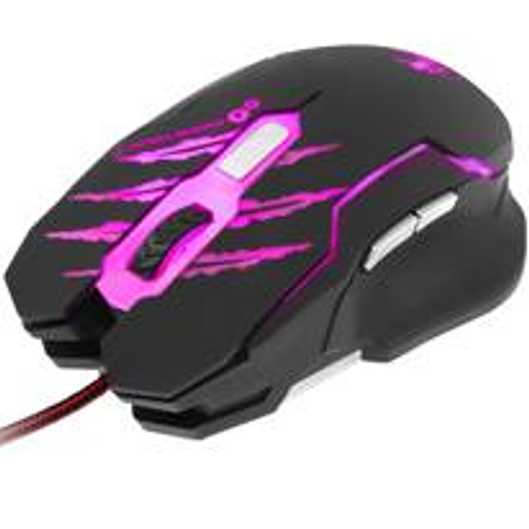 Xtech mouse gaming 6 botones hasta 3200DPI USB  2