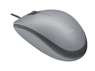 Logitech Mouse M110 Plateado 