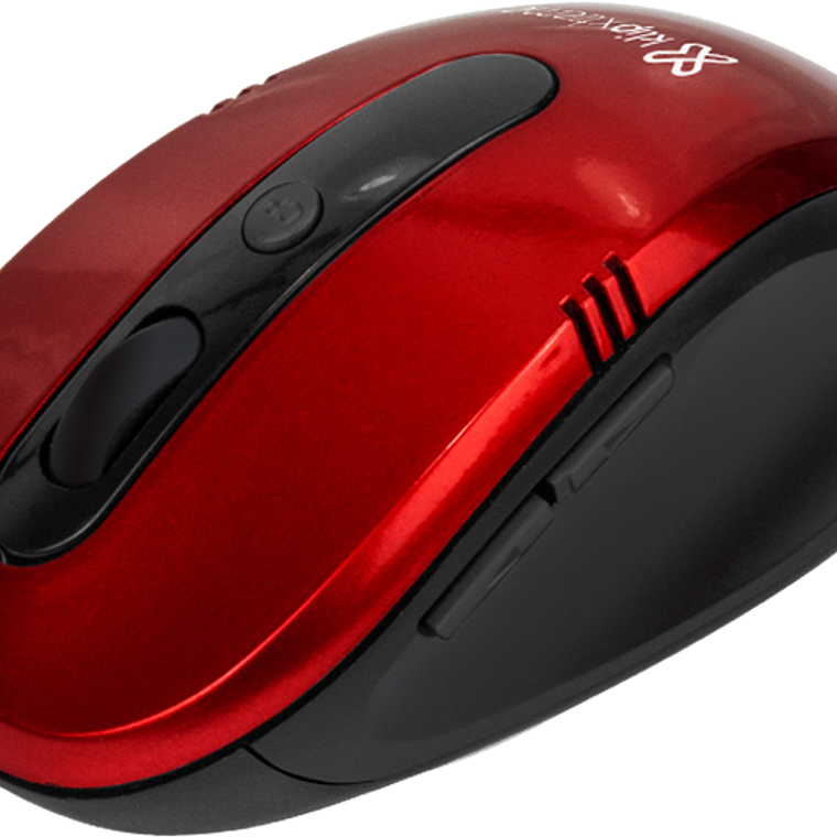 Klip Xtreme Mouse Inalambrico 6 botones 1600 DPI Rojo  1