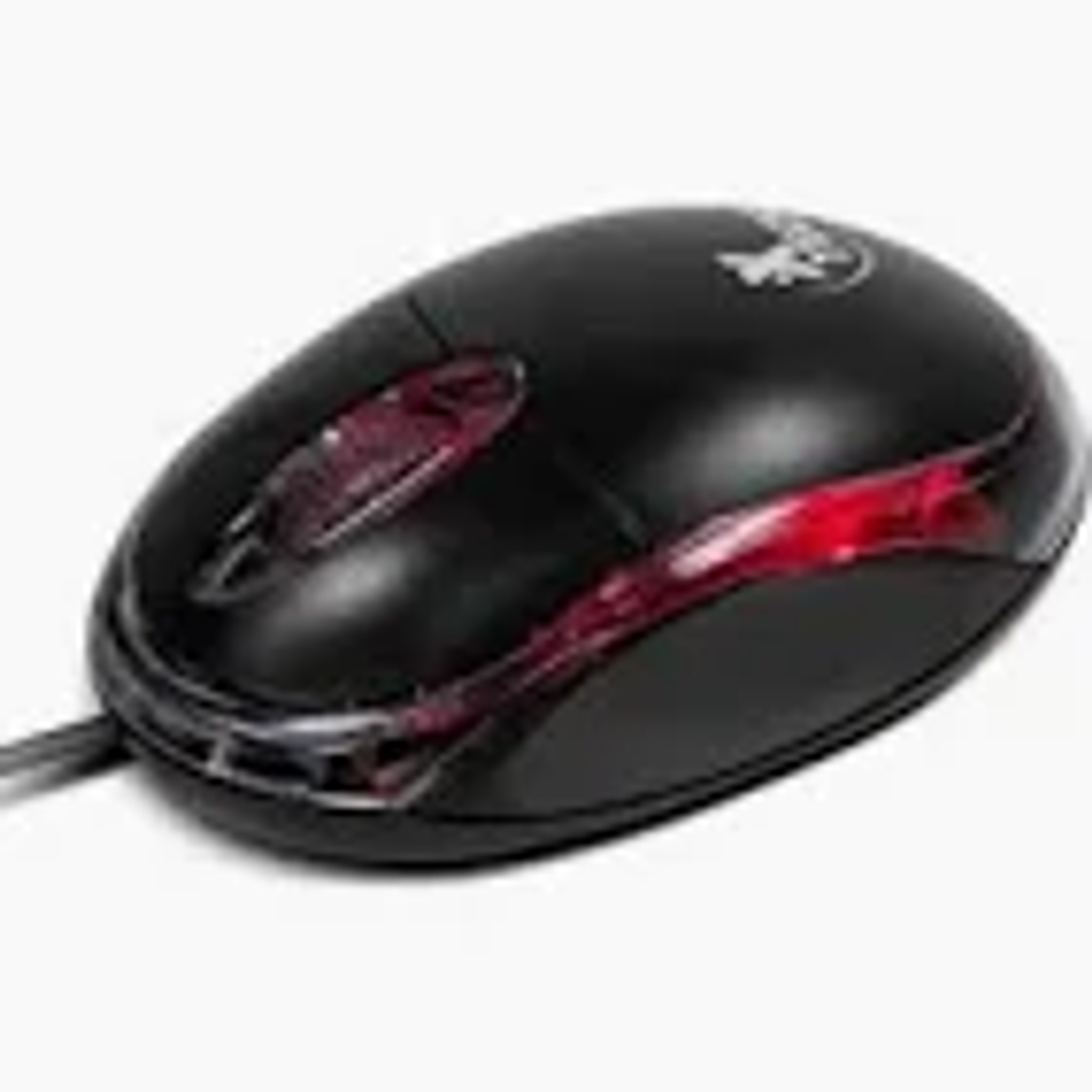 XTECH MOUSE OPTICO 3 BOTONES USB NEGRO-ROJO 1