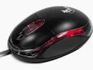 XTECH MOUSE OPTICO 3 BOTONES USB NEGRO-ROJO