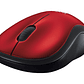 Logitech Mouse Inalambrico M185 Rojo - Miniatura 1