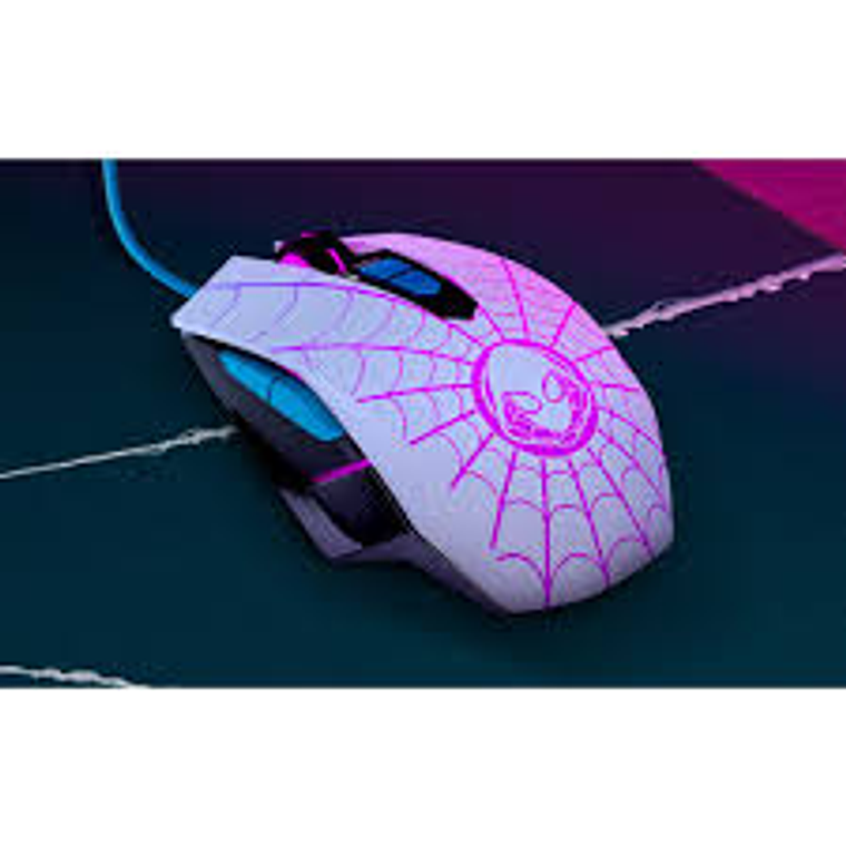 Marvel Mse Wrd USB Gaming Spider-Gwen 2400DPI XTM-M520SG 1