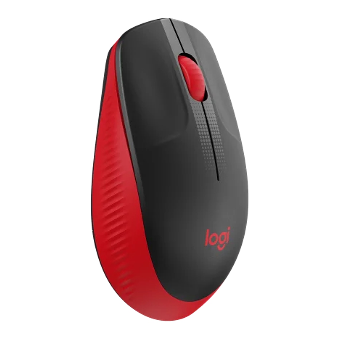 Logitech Mouse M190 Wireless Rojo inalambrico USB 1