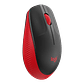 Logitech Mouse M190 Wireless Rojo inalambrico USB - Miniatura 1