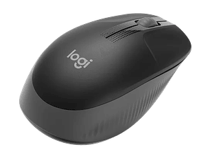 Logitech Mouse Inalambrico M190 Negro/Gris