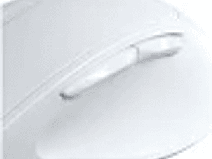 Klip Xtreme Mouse Ergonomico Inalambrico BT y Dongle Blanco 