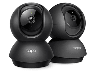 TP-LINK TAPO C210 Camara Movil PT Negra WiFi 3Mpix IA/ONVIF/