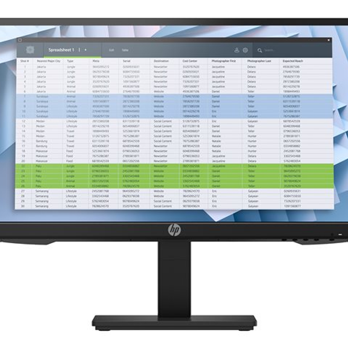 HP P22 G4 21.5in Monitor HDMI VGA DP 4