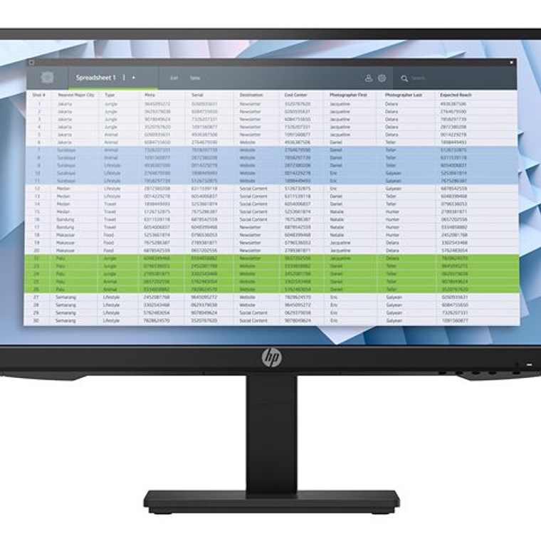 HP P22 G4 21.5in Monitor HDMI VGA DP 4