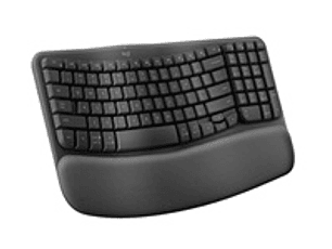 Logitech Teclado inalambrico Wave Keys Grafito Espanol