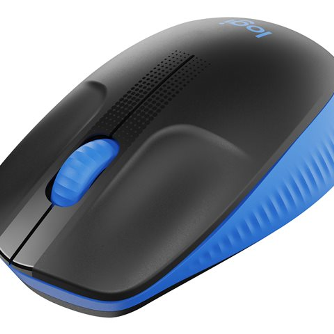 Logitech Mouse Inalambrico M190 Negro/Azul 3