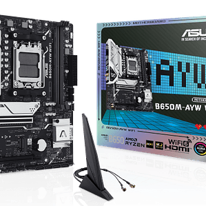 ASUS Motherboard B650M-AYW/WIFI/MICROATX DDR5/RYZEN 9000/800
