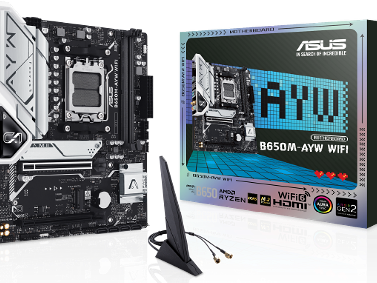 ASUS Motherboard B650M-AYW/WIFI/MICROATX DDR5/RYZEN 9000/800 1