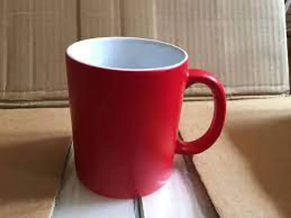 Tazon magico Rojo 11oz  con caja individual incluida 1