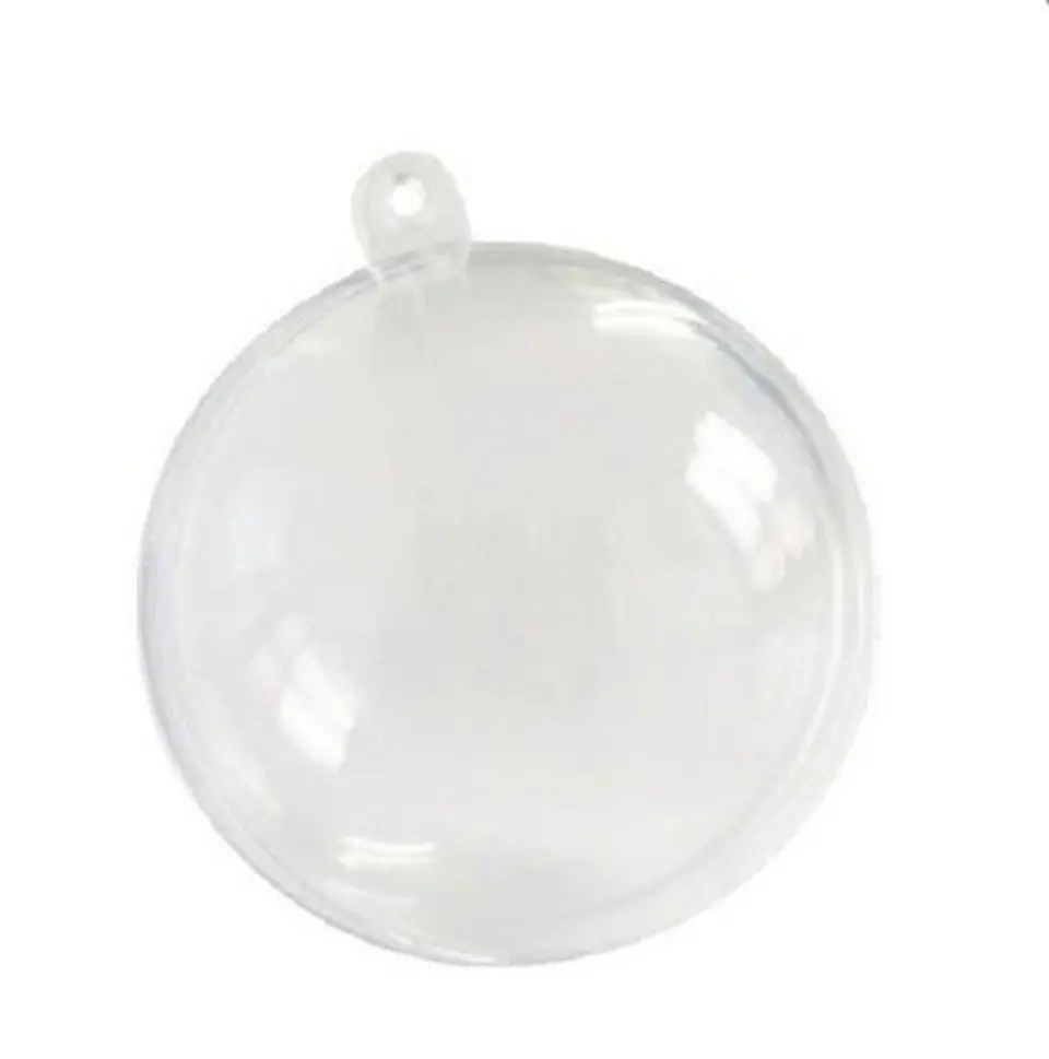 Esfera acrilica 8cm transparente por unidad 1