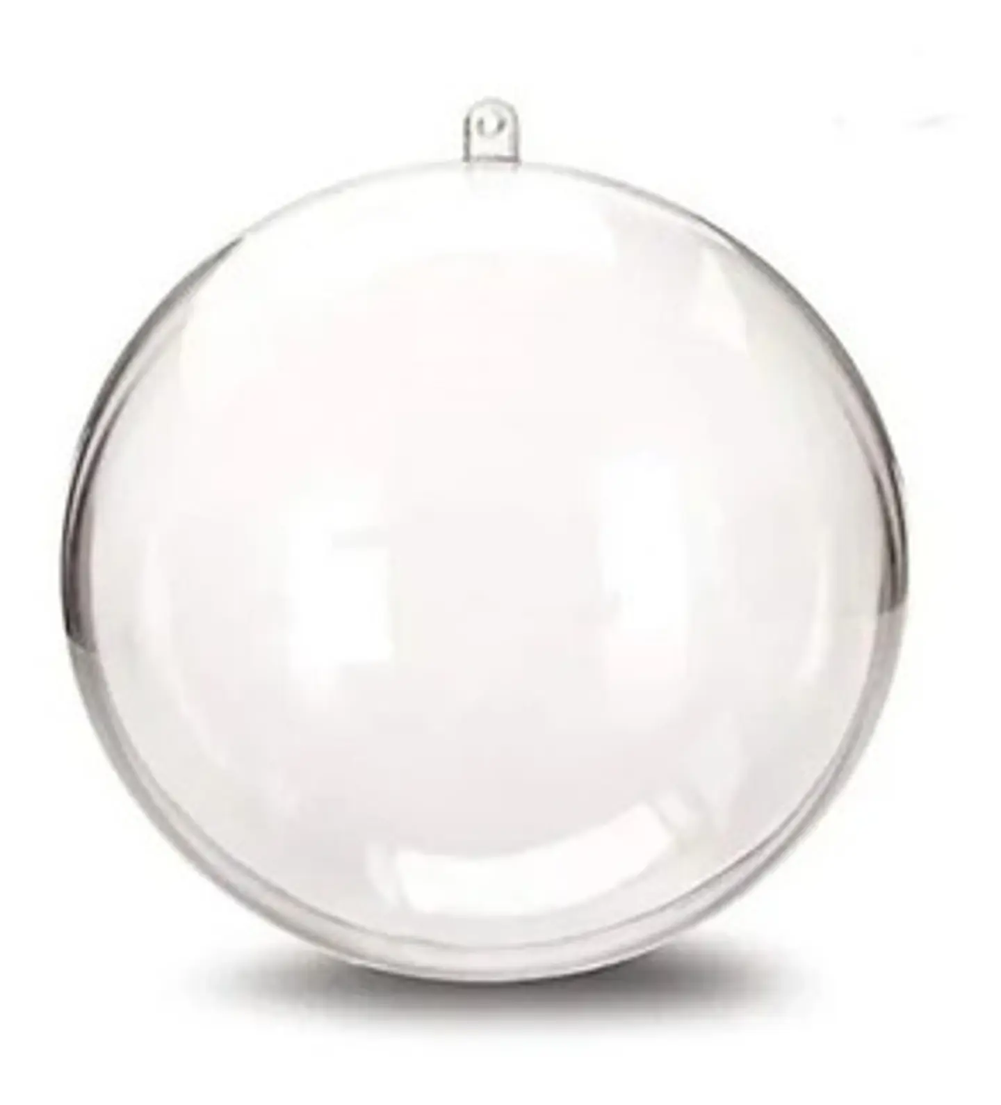 Esferas acrilica  transparente 8cm  por mayor (por embalaje de 500 unidades) 1