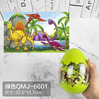 puzzle dinosaurios de 60 piezas en recipiente de huevo 1
