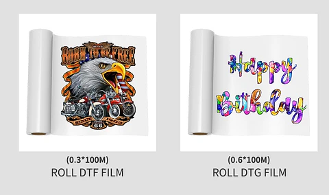 Rollo FILM DTF 33CM X 100mts matte
