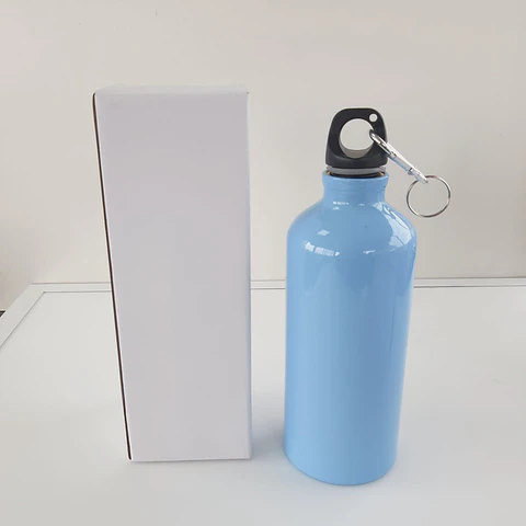 BOTELLA PARA SUBLIMACIÓN DE ALUMINIO 600 ML DE COLORES