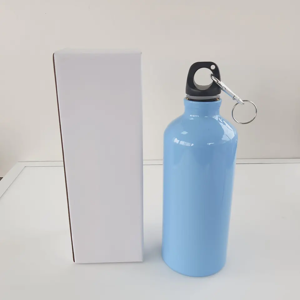 BOTELLA PARA SUBLIMACIÓN DE ALUMINIO 600 ML DE COLORES 1