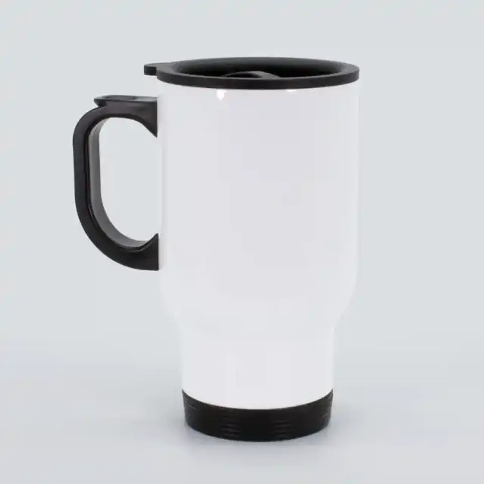 MUG SUBLIMACIÓN TÉRMICO  CON TAPA 410ML 1