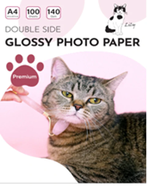  Fotográfico Glossy 140gr Doble cara 100 hojas 