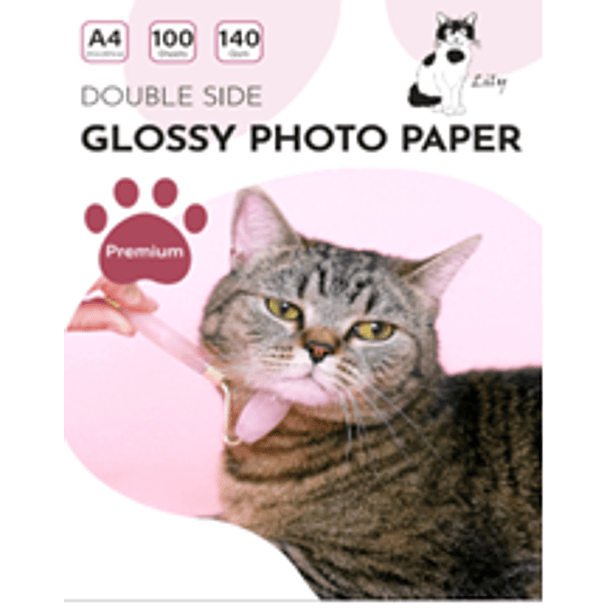  Fotográfico Glossy 140gr Doble cara 100 hojas 