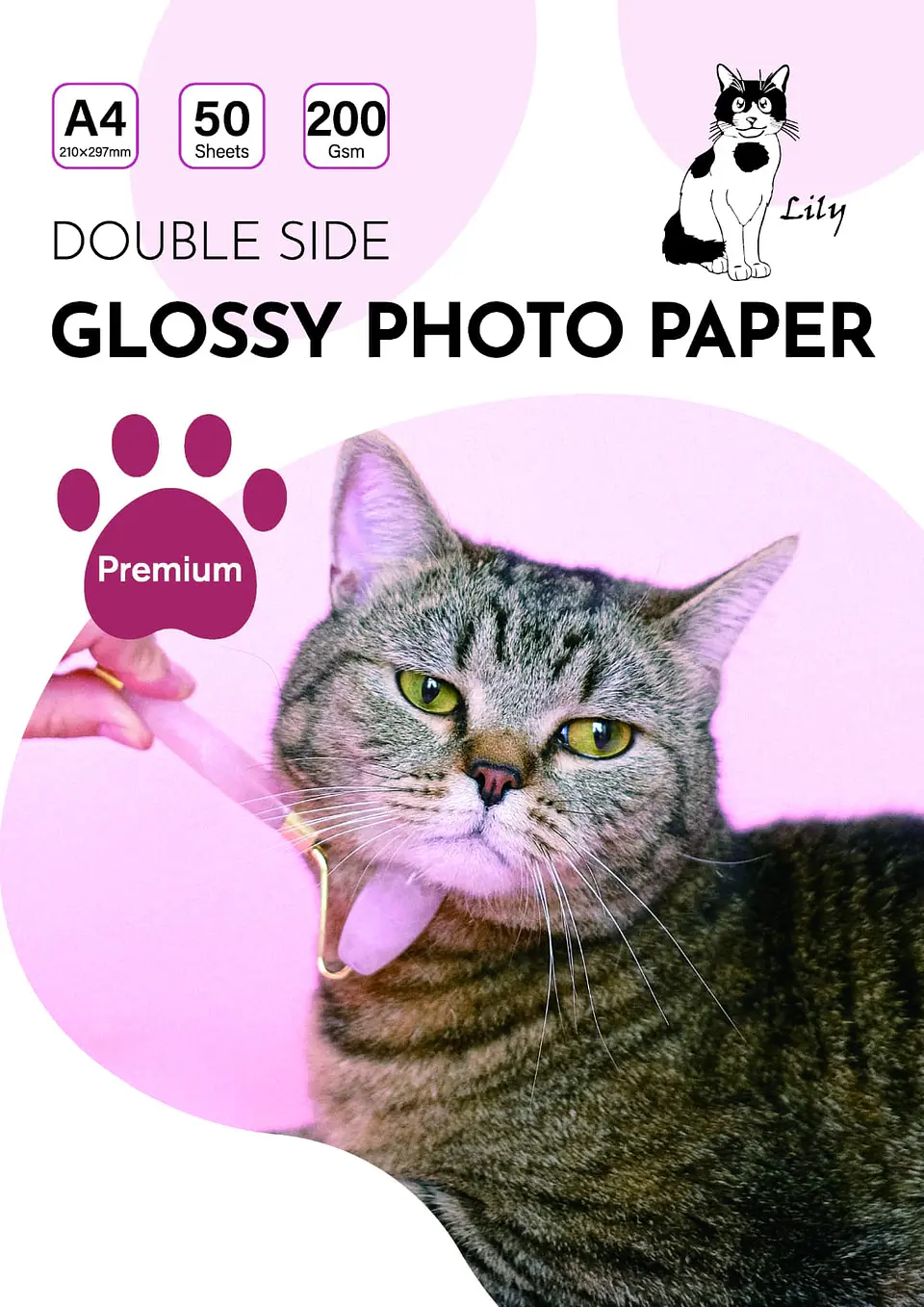  Papel Fotográfico Doble Cara Glossy A4 200gr 50 Hojas 1