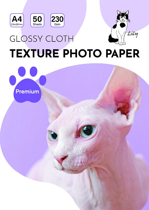 PAPEL PARA TARJETA TEXTURA 230 GLOSSY