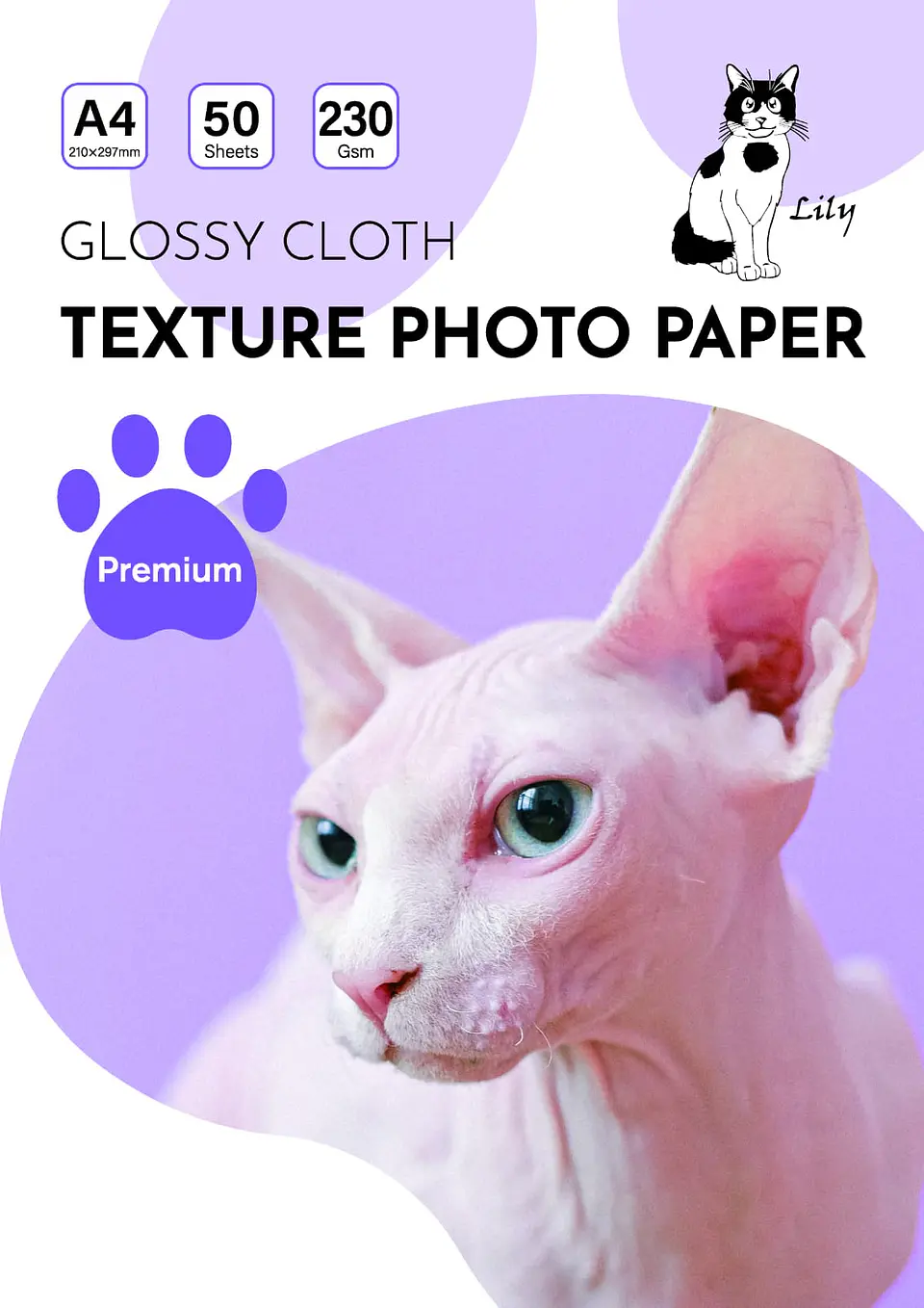 PAPEL PARA TARJETA TEXTURA 230 GLOSSY 1