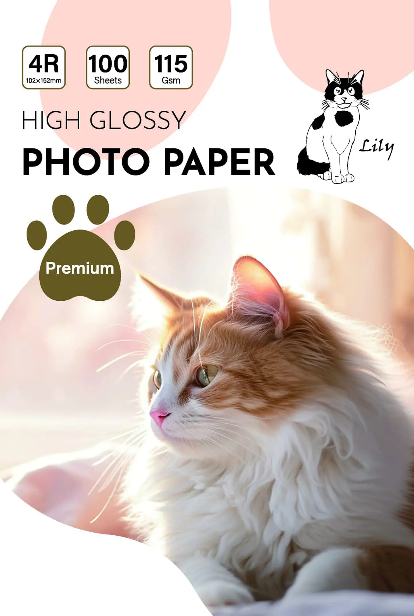 PAPEL PARA FLYER 4R 115GR 100 HOJAS 1