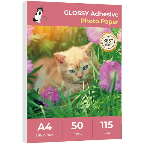 Adhesivo 115 gramos A4 50 hojas sin antioxido.