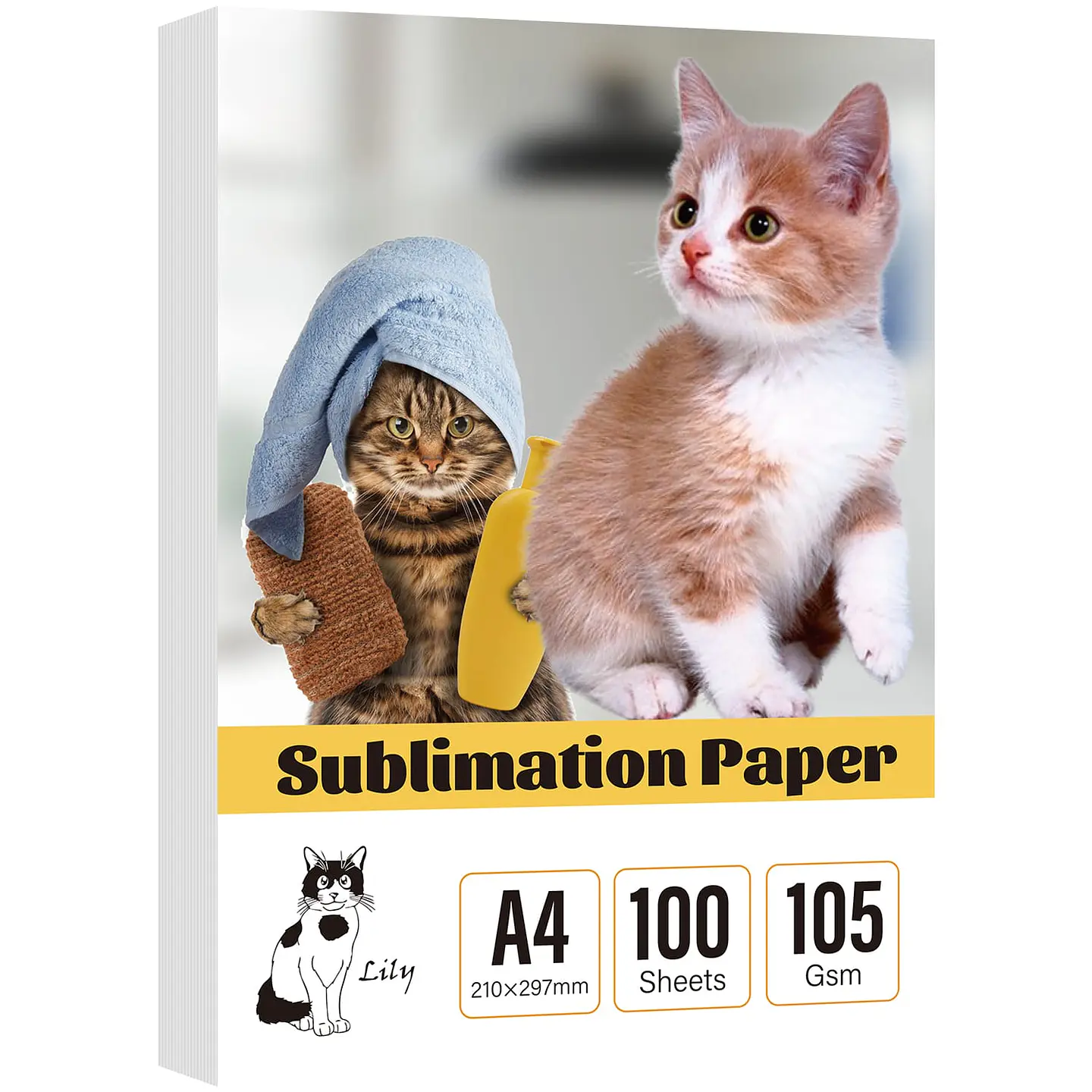 PAPEL SUBLIMACION 105 GRAMOS A4  100 HOJAS 1
