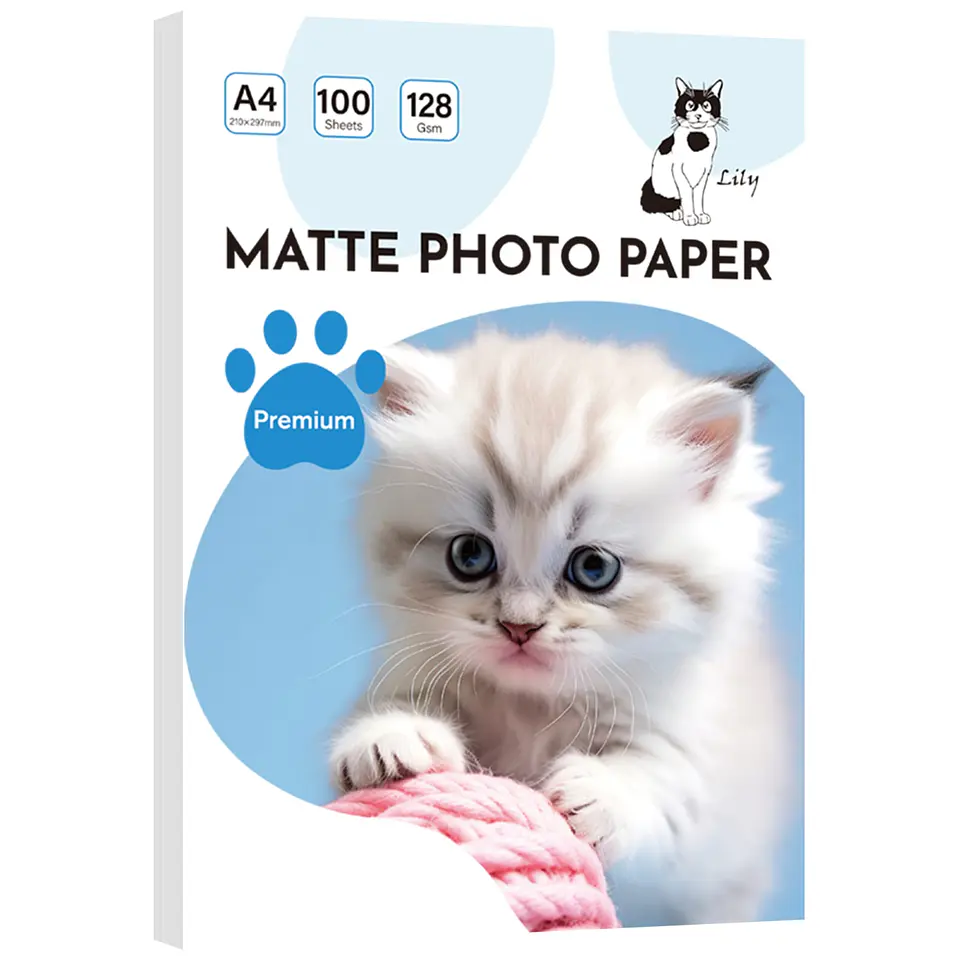  Papel Fotográfico Matte A4 128gr 100 Hojas 1