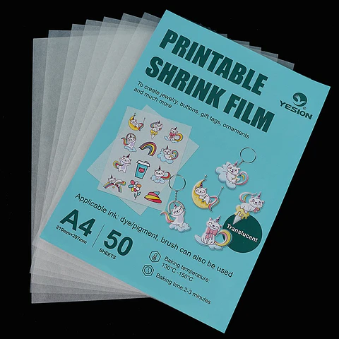 PAPEL IMPRIMIBLE ENCOGIBLE (SHRINK) A4