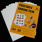 PAPEL IMPRIMIBLE ENCOGIBLE (SHRINK) A4 - Miniatura 1