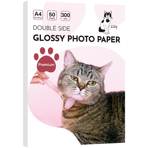 Fotografico A4 300 gramos doble cara glossy 50 hojas entrega