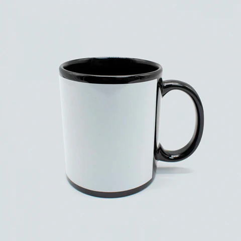 TAZON  DE 11oZ NEGRO CON PARCHE BLANCO MARCA ORCA, CON CAJA INCLUIDA