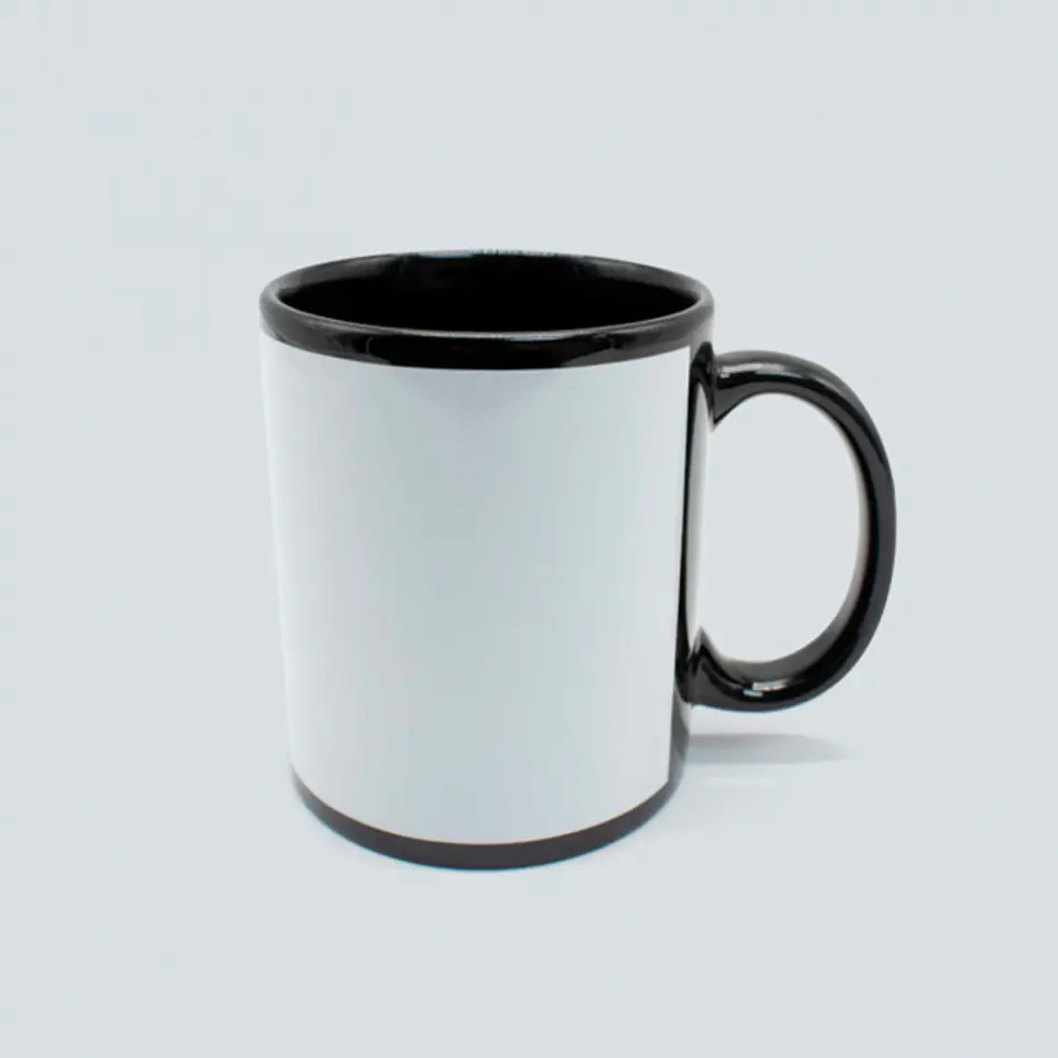 TAZON  DE 11oZ NEGRO CON PARCHE BLANCO MARCA ORCA, CON CAJA INCLUIDA 1