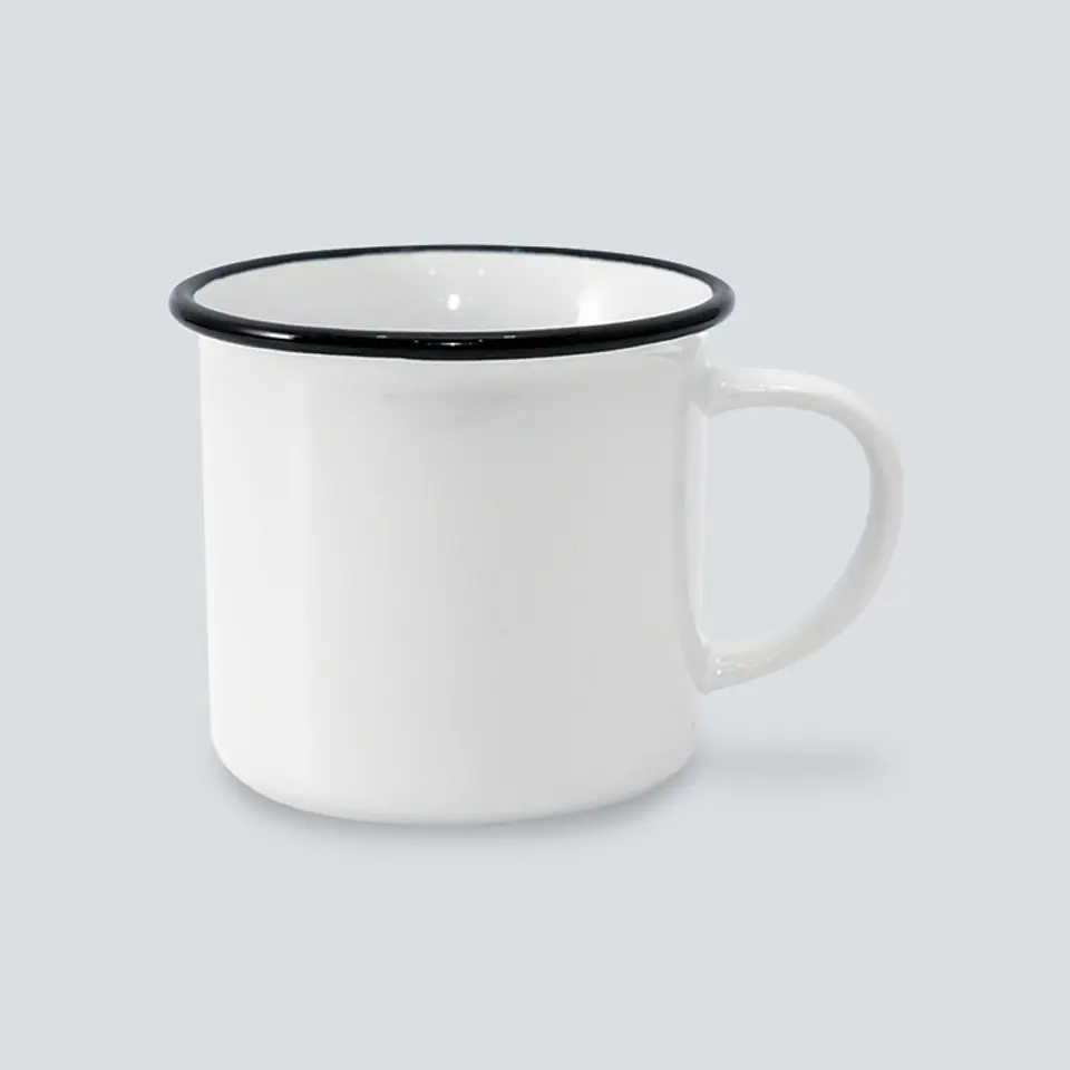 OFERTA Tazón Enlozado Borde Color  12 oz NO INCLUYE CAJA 4