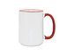 Taza Borde y Asa Color 15oz CON CAJA INDIVIDUAL - Miniatura 2