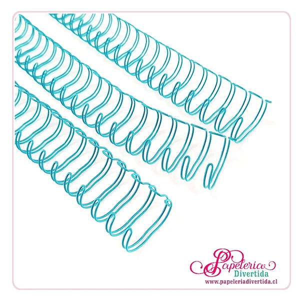 ANILLOS METÁLICOS PASO 2:1 DE 25 MM 18