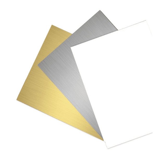 Lámina de Aluminio Sublimable  blanca